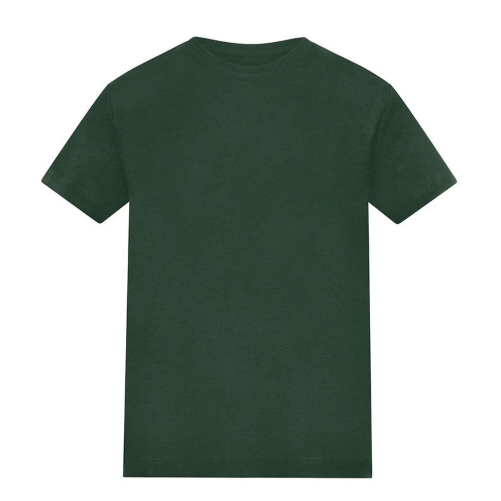 Awdis Childrens/Kids Plain T-Shirt / Bottle Green